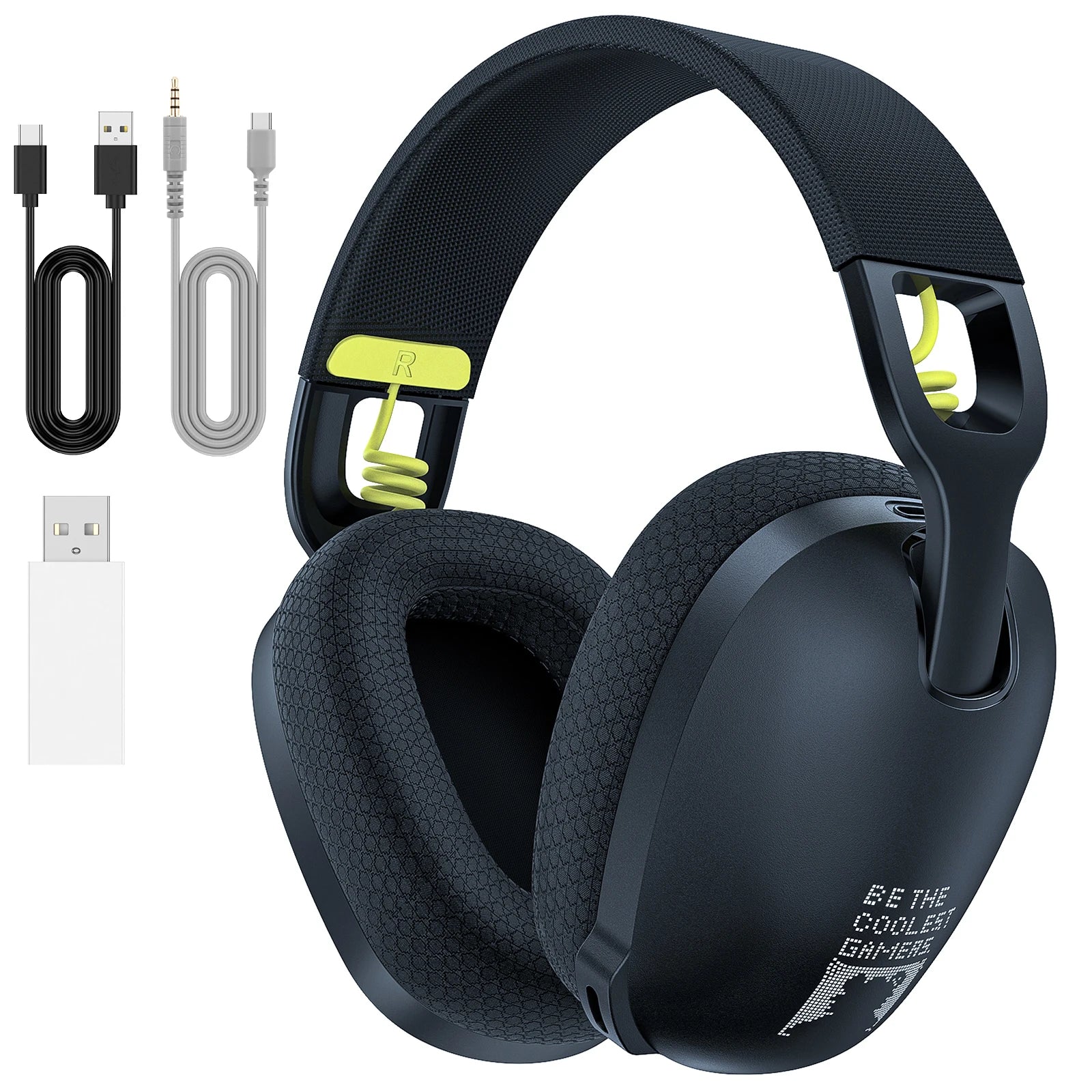 ONIKUMA GT806 Wireless Gaming Headset — 2.4GHz & Bluetooth 5.3, HiFi Sound, RGB, Noise-Canceling Mic for PC & Laptop