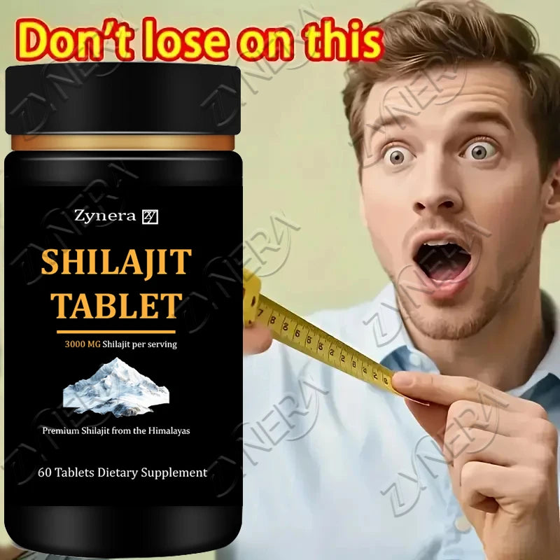 Shilajit Ashwagandha Black Maca Men’s Health Capsules — Energy, Stamina & Vitality Support