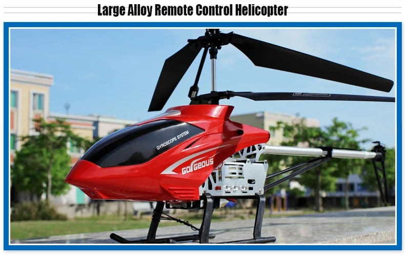 80cm Large 3.5CH RC Helicopter – Extra Durable Remote Control Aircraft for Kids & Outdoor Use