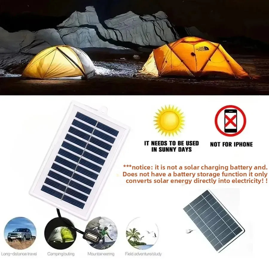 Portable Solar Charger — Foldable Solar Panel for Phones, Power Banks & Outdoor Devices