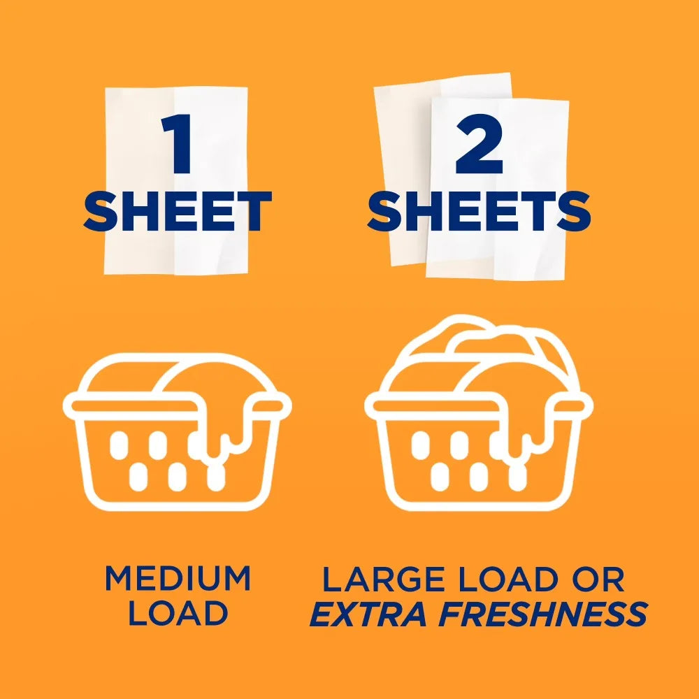 Forget the Funk — Ultra Fresh Scented Dryer Sheets | 120 Count, Odor Blasting Technology, Static Control, Fabric Softening, Fresh Burst