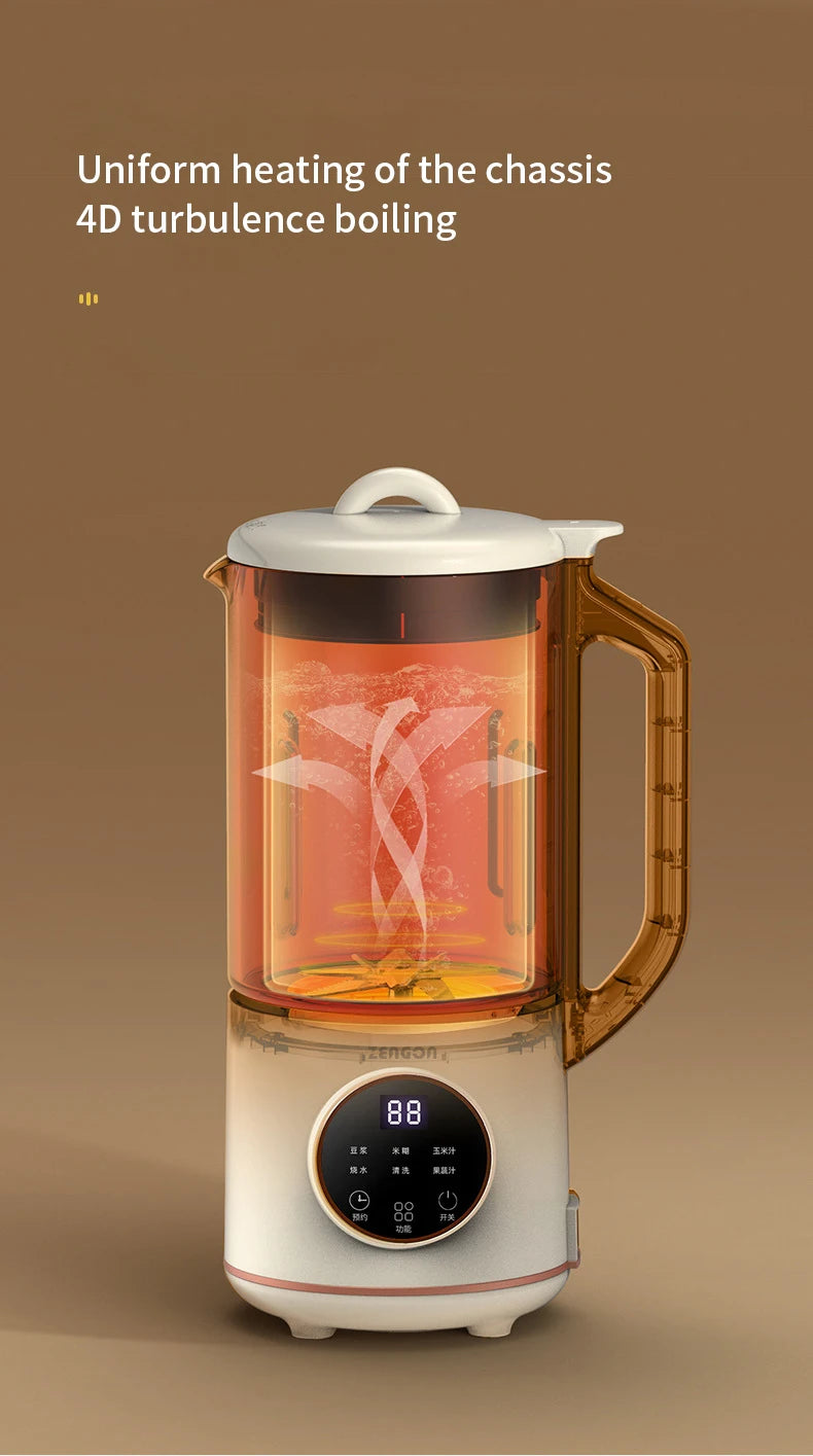 800ml Soy Milk Maker & Electric Blender – Wall-Breaking Machine for Soy Milk, Rice Paste & Breakfast Drinks