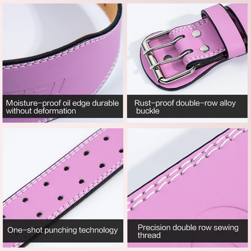 Weight Lifting Belt – 15cm Wide, Men & Women, Back Support for Powerlifting, Squats & Cross Training