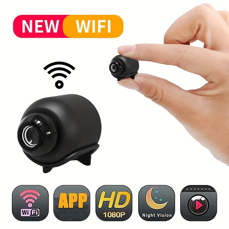 Watch Over What Matters — X5 Mini WiFi Surveillance Camera | 1080P Full HD, Night Vision, Motion Detection, Wireless, Lightweight