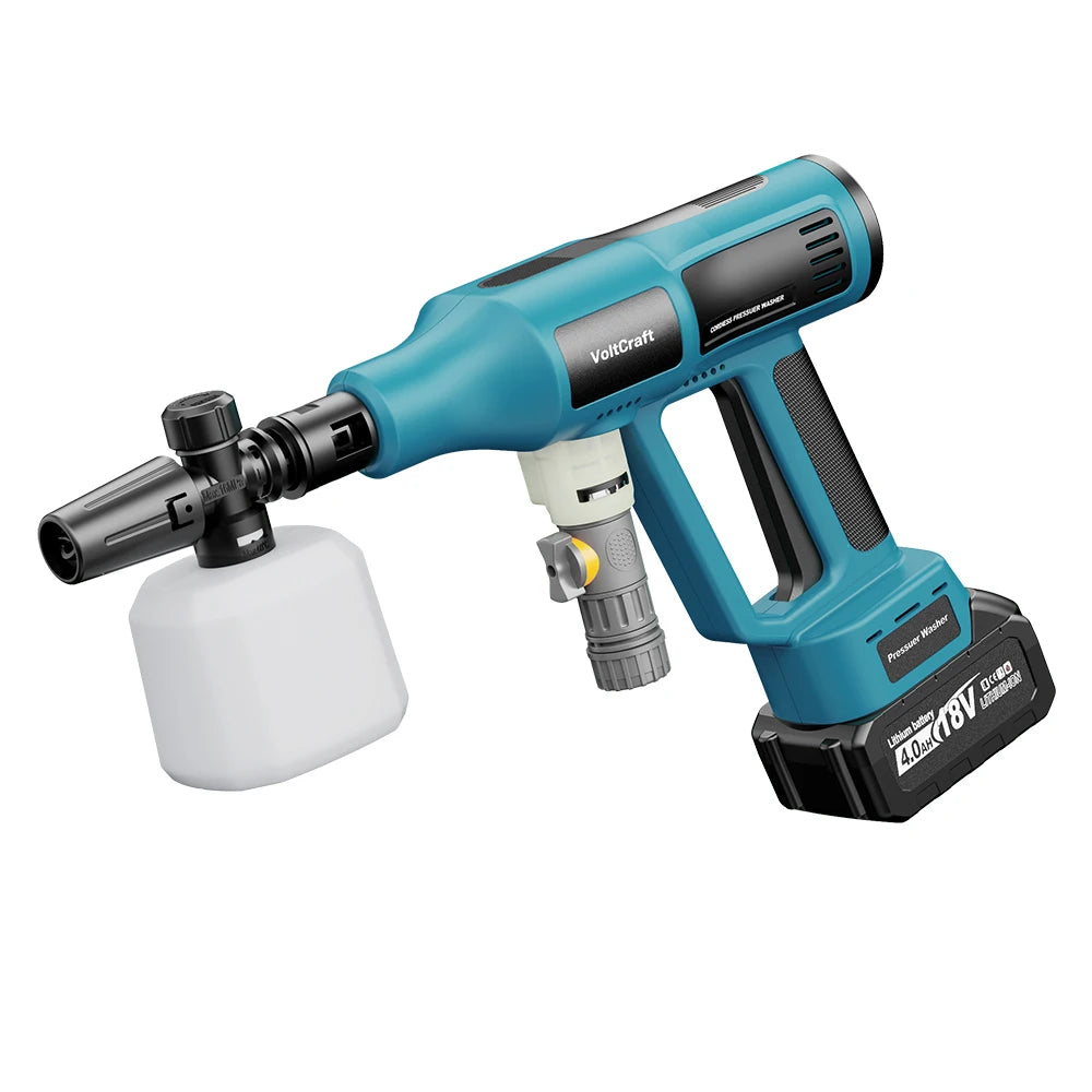 250 Bar Brushless Cordless Pressure Washer – 4 Gears, 6-in-1, Makita 18V Compatible