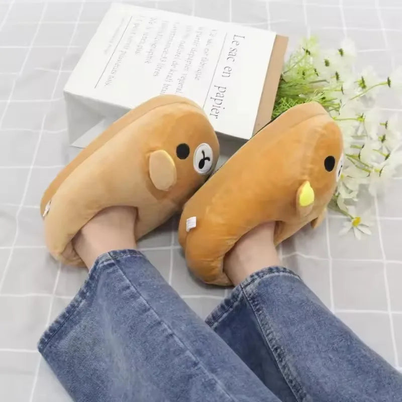 Adult Rilakkuma Kigurumi Onesie Pajamas | Cartoon Bear Anime Jumpsuit Sleepwear
