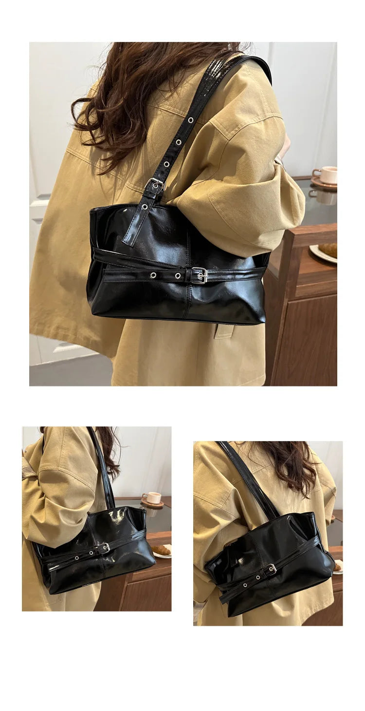 Large Capacity Women's Retro Tote Shoulder Bag