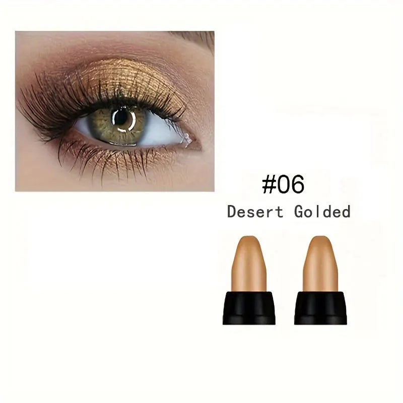 16-Color Pearlescent Glitter Eyeliner Set — Waterproof Long-Lasting