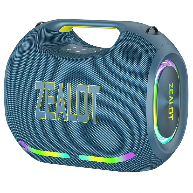 ZEALOT ZE21 250W Portable Bluetooth Speaker — Waterproof, TWS, 48000mAh Power Bank
