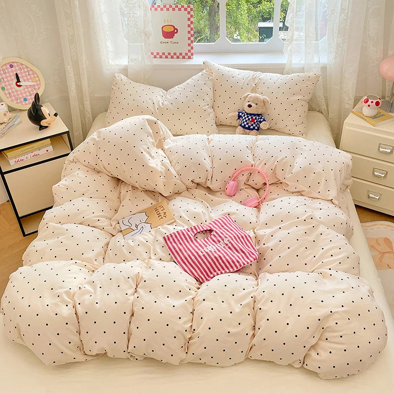 Pre-Washed Microfiber Duvet Cover Set – Ultra Soft Wrinkle-Resistant Hypoallergenic Bedding with 2 Pillowcases