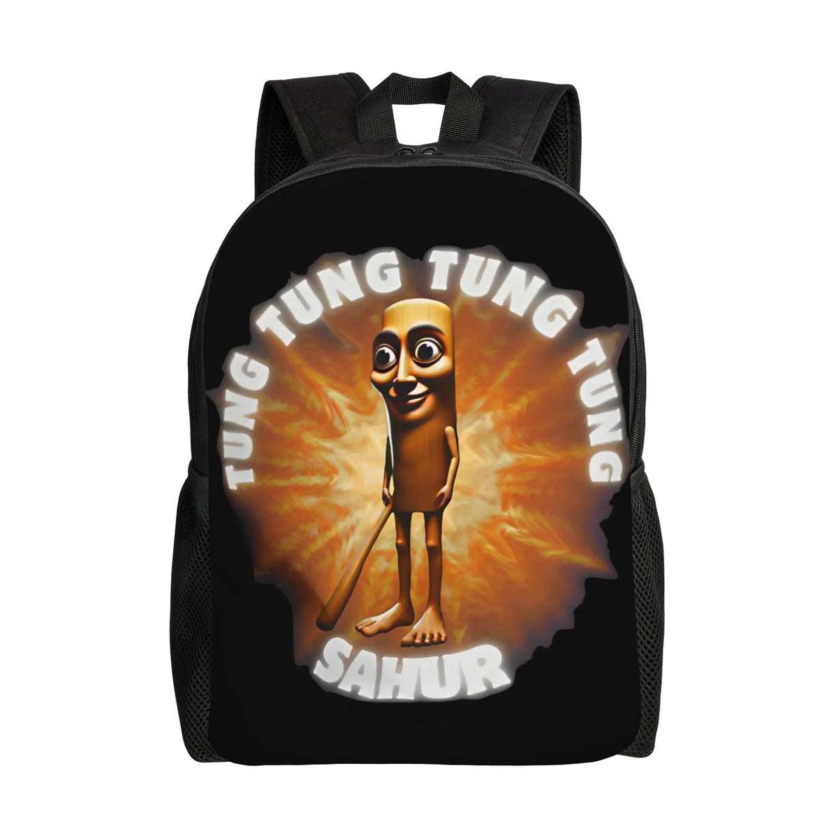 Tung Tung Tung Sahur Backpack – Unisex Meme Daypack
