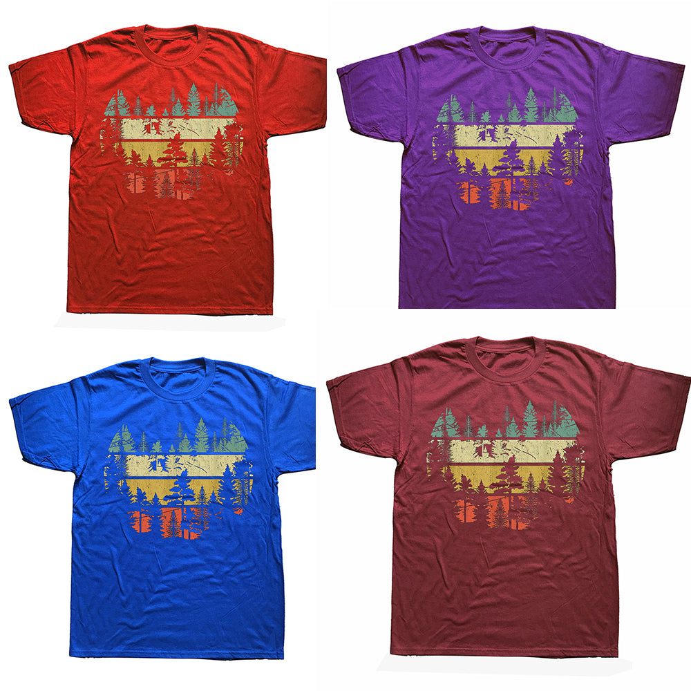 Wildlife & Forest Retro Nature T-Shirt — Hiking Camping Birdwatching Outdoor Graphic Tee