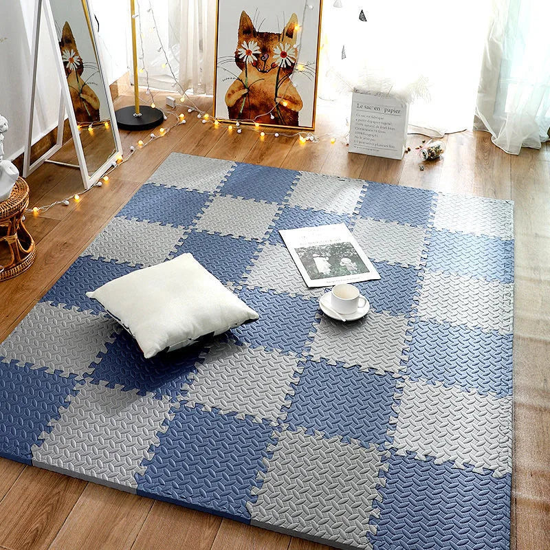 EVA Foam Baby Puzzle Play Mat – 8-16 Piece Kids Floor Carpet & Educational Toy, 30x1cm Tiles