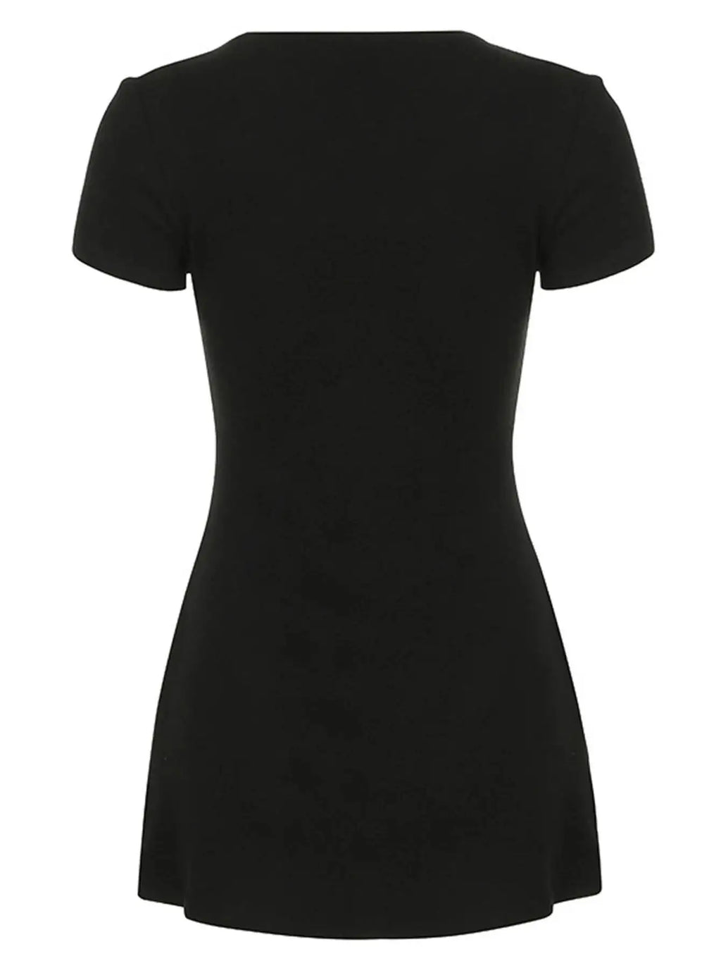Sexy Black Mini Summer Dress – Elegant Bodycon Birthday Party & Evening Short Dress