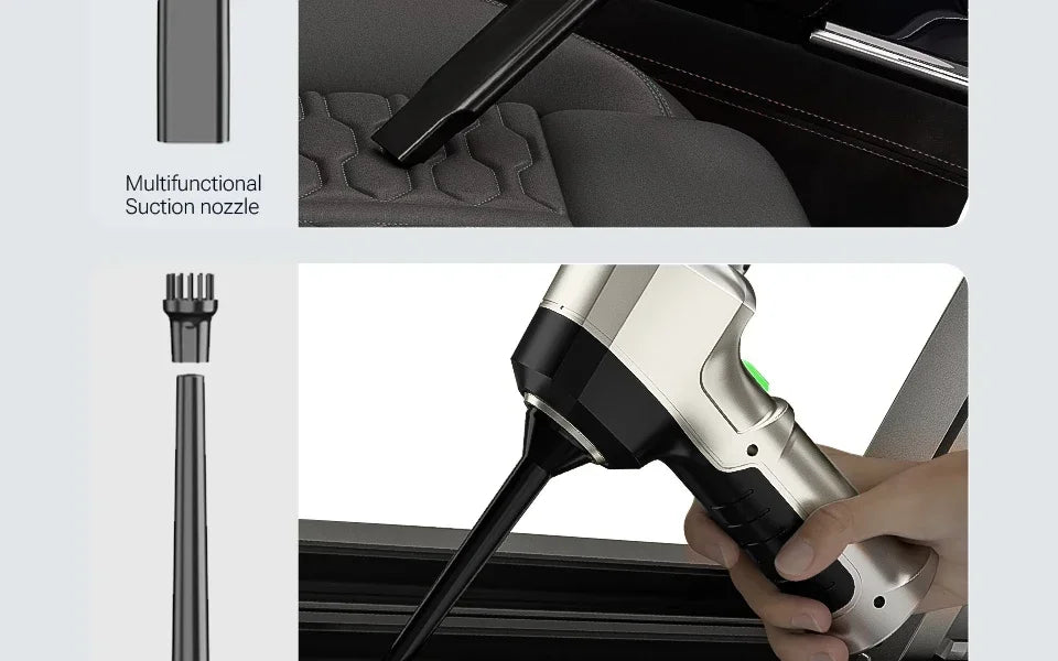 SZUK Cordless Car Vacuum Cleaner – Strong Suction Wireless Handheld Cleaning Machine