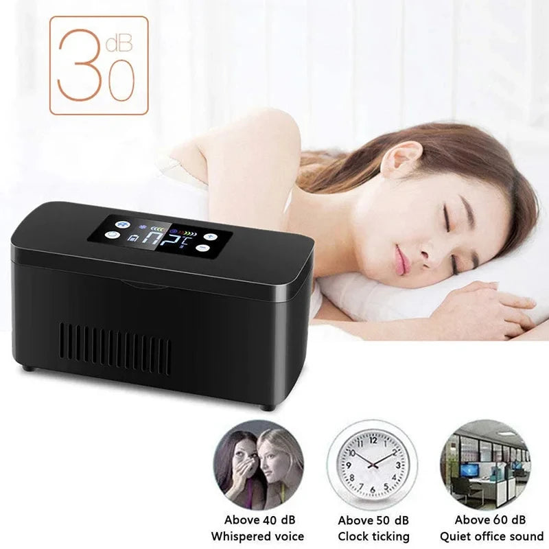 Portable Insulin & Hormone Medication Cooler – Mini Medicine Fridge for Home, Travel & Car