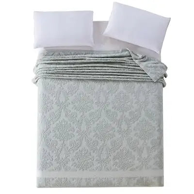 Summer Blanket for Beds | 100% Cotton Solid Color Towel Blanket, Twin, Full & Queen Size Bedspread