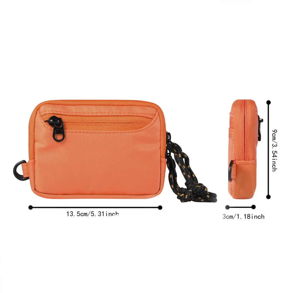 Mini Coin Purse Wallet – Large Capacity Card Holder, Multi-Slot Small Change Wallet for Women & Men