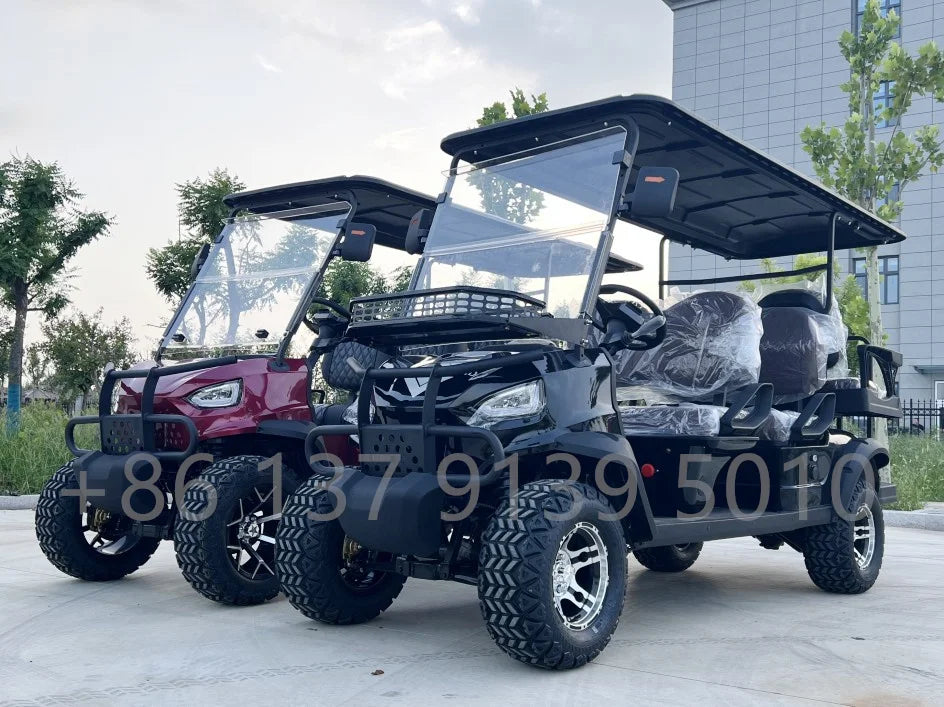 2026 Electric Golf & Off-Road Cart — 60V, 2+2 Seats, CE & DOT Certified Hunting Vehicle