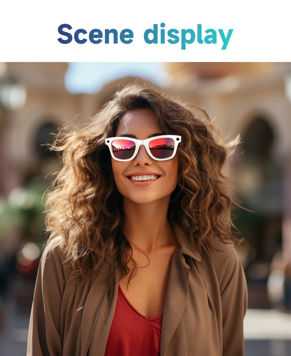 800W Camera AI Smart Glasses — Color-Changing Lenses, AI Translation, HD Video & Waterproof Calling