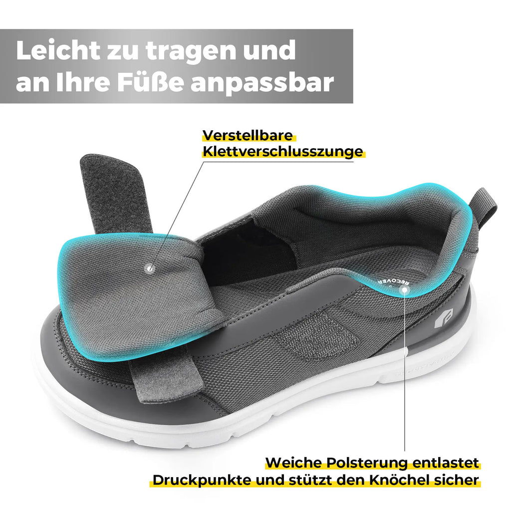 Men's Extra Wide Diabetic Walking Shoes – Lightweight Neuropathy & Pain Relief for Swollen Feet