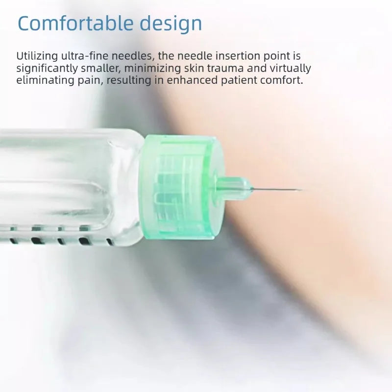 Disposable Insulin Pen Needles 4/6mm – 100PCS Universal Sterile Fine Needles