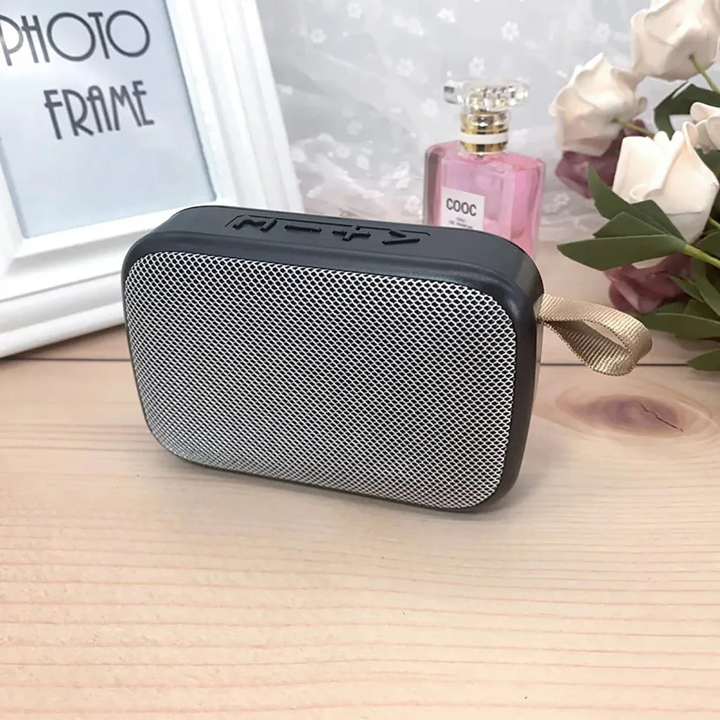 Big Sound. Small Package. — Portable Bluetooth 5.0 Mini Fabric Speaker | 3D Stereo HiFi, TF Card, FM Radio, Rechargeable, 5 Colors