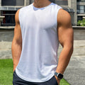 Men's Mesh Sleeveless Running Vest — Lightweight Breathable Training Top