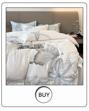 600TC Lyocell Bedding Set – Silky Soft Duvet Cover with Bed Sheet & Pillowcases, 13 Colors & 6 Sizes