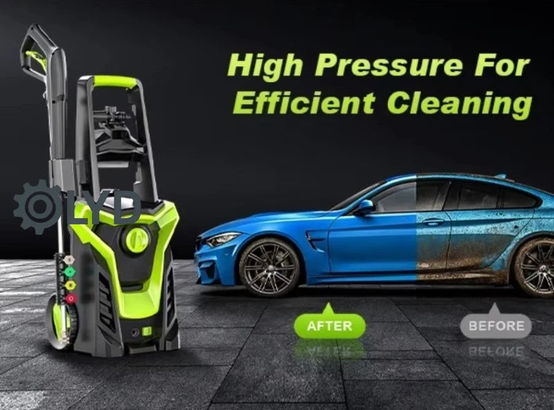 Electric Pressure Washer – Four Nozzles & Foam Cannon