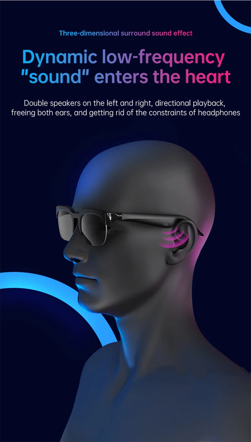 Lenovo Smart Glasses 2026 — AI Translation, Bluetooth Calling & Music | Men & Women