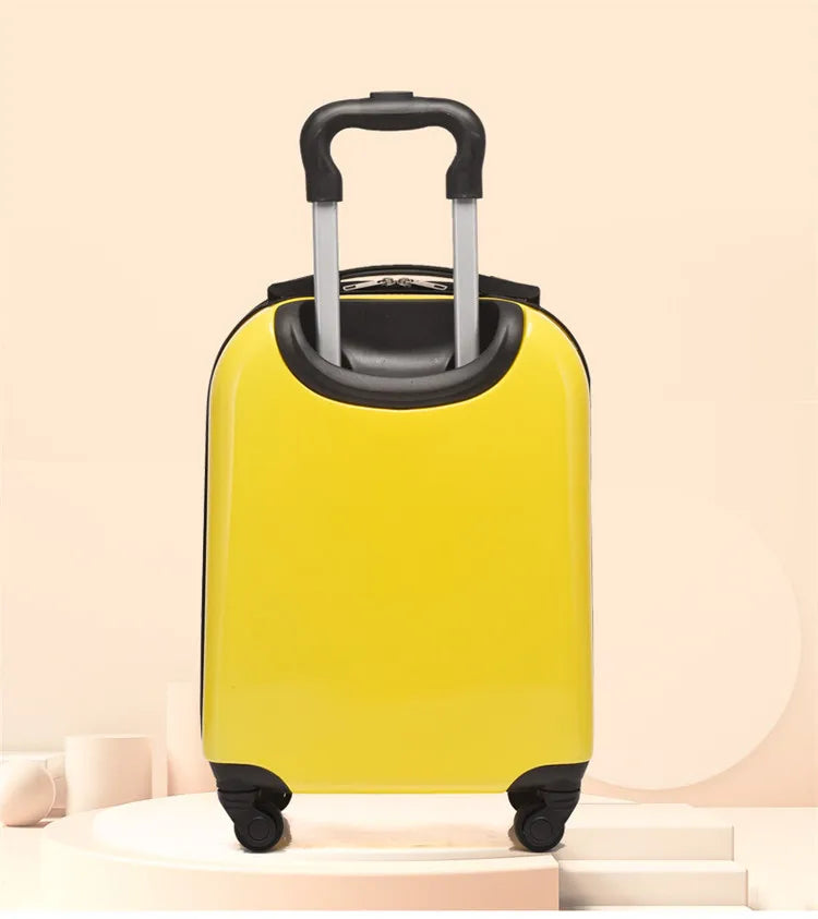 18-Inch ABS Kids’ Spinner Suitcase – Cute Animal 3D Design