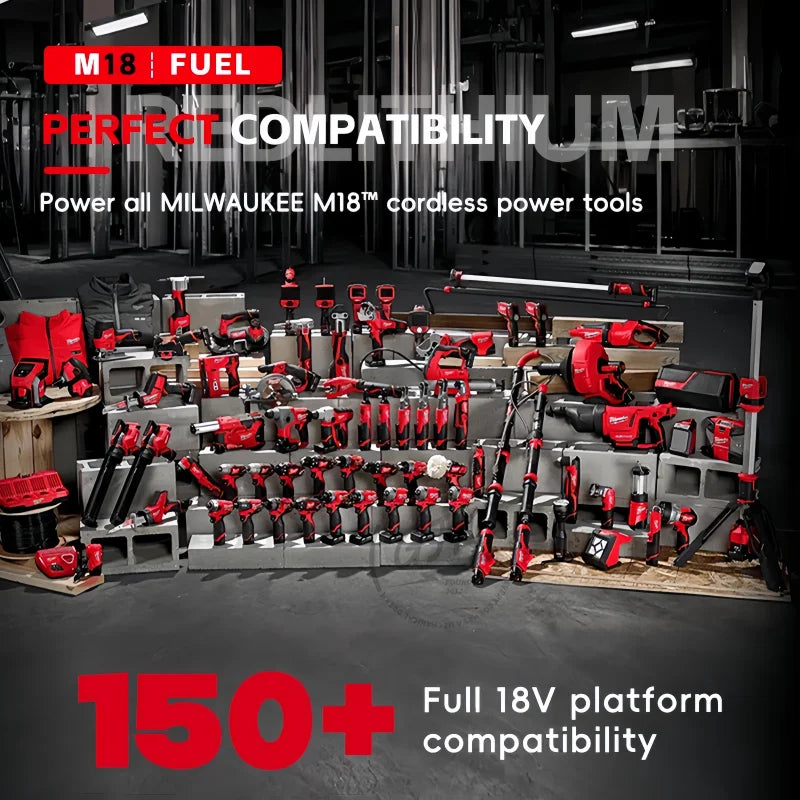 Milwaukee M18 6Ah Replacement Battery – 18V Lithium-Ion Rechargeable for M18 Cordless Power Tools