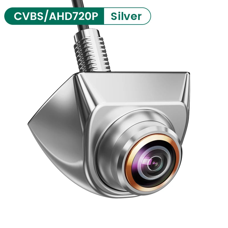 AHD 1080P Car Backup Camera – 170° Fisheye Lens, Night Vision, Waterproof | White, Black & Silver