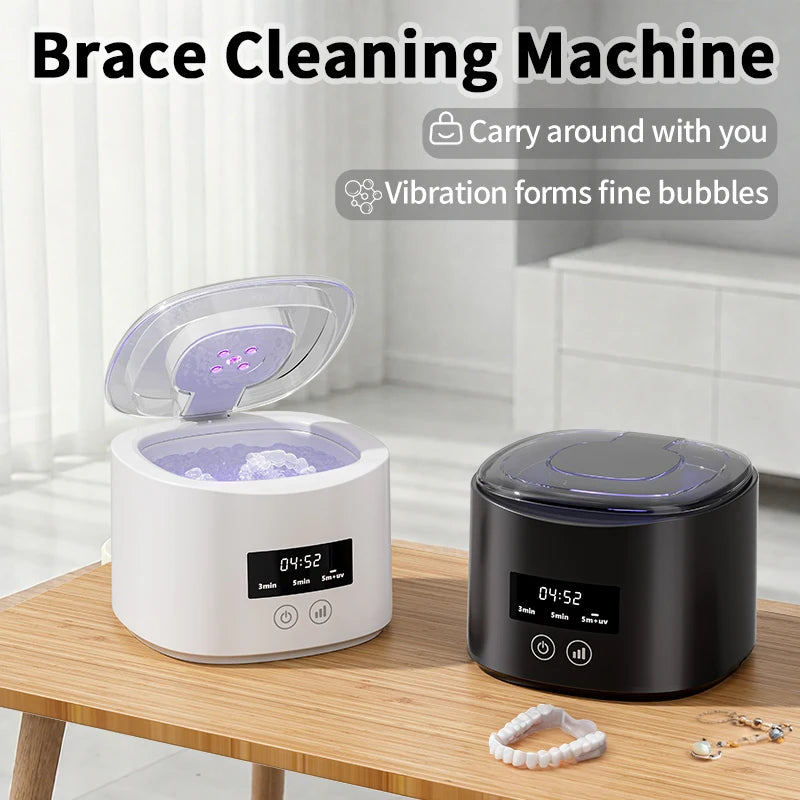 USB Electric Ultrasonic Cleaner – Denture, Retainer & Invisible Braces Cleaning Machine