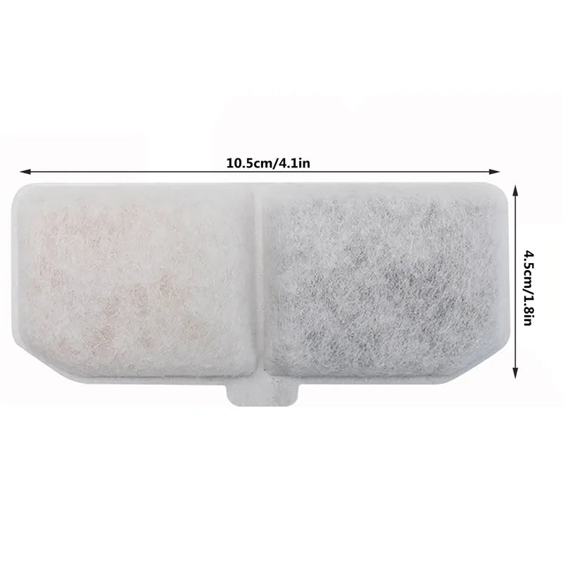 Cat Water Fountain Replacement Filter — 10 Pack