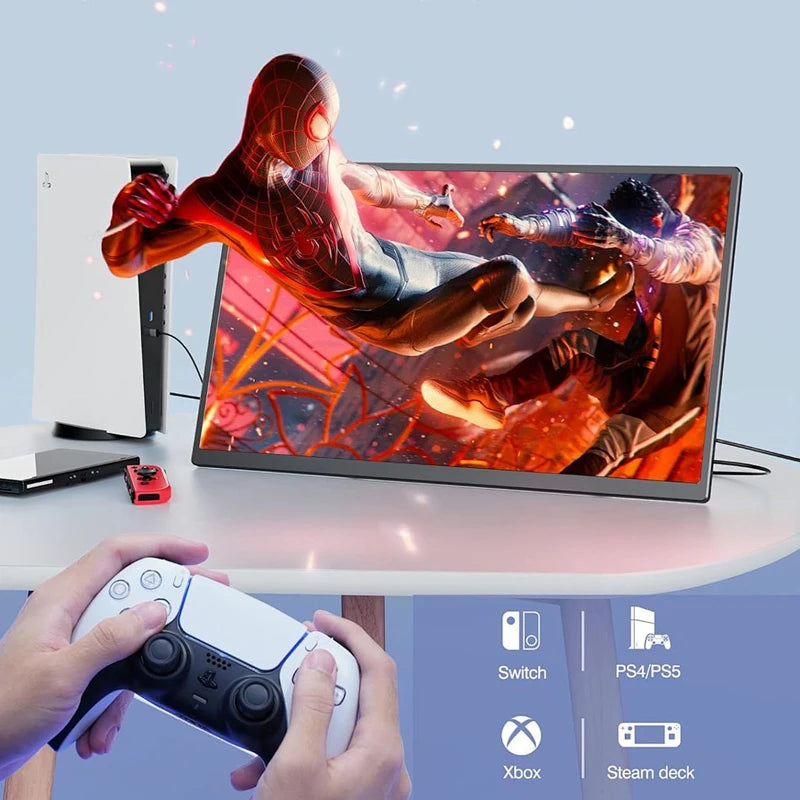15.6-Inch QHD Portable Monitor – 120Hz Gaming Display