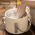 Spa-Level Foot Soaks at Home — Foldable Foot Soak Bath Tub | Heat Preservation, Deep Basin, Portable Foot Spa Bucket, 30x20cm