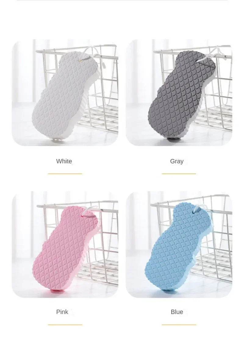 Soft Sponge Body Scrubber for Baby & Adults – Exfoliating Bath Scrub Sponge & Dead Skin Remover