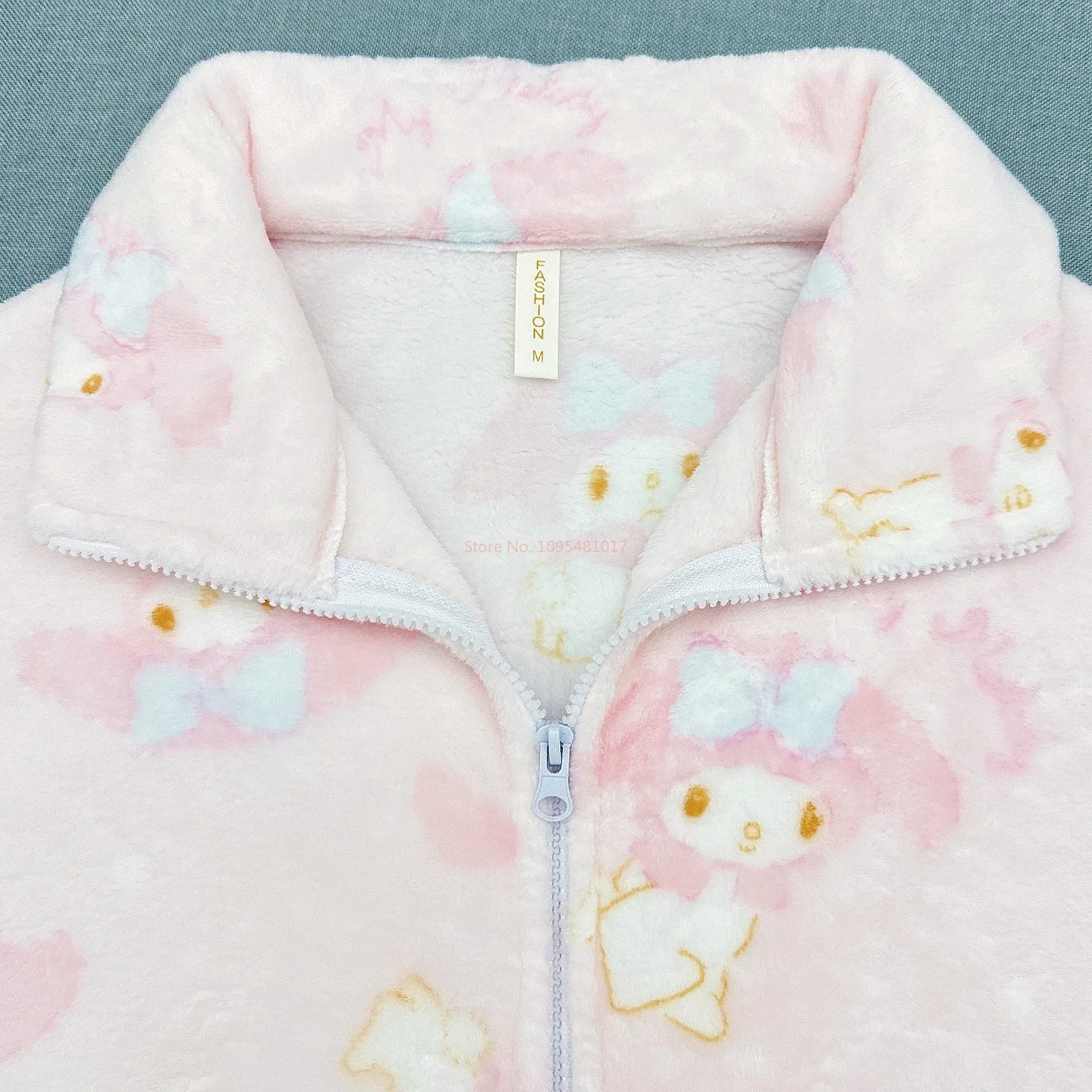 Women's My Melody Flannel Pajamas Set | Cute Lace Collar Winter Homewear Loungewear