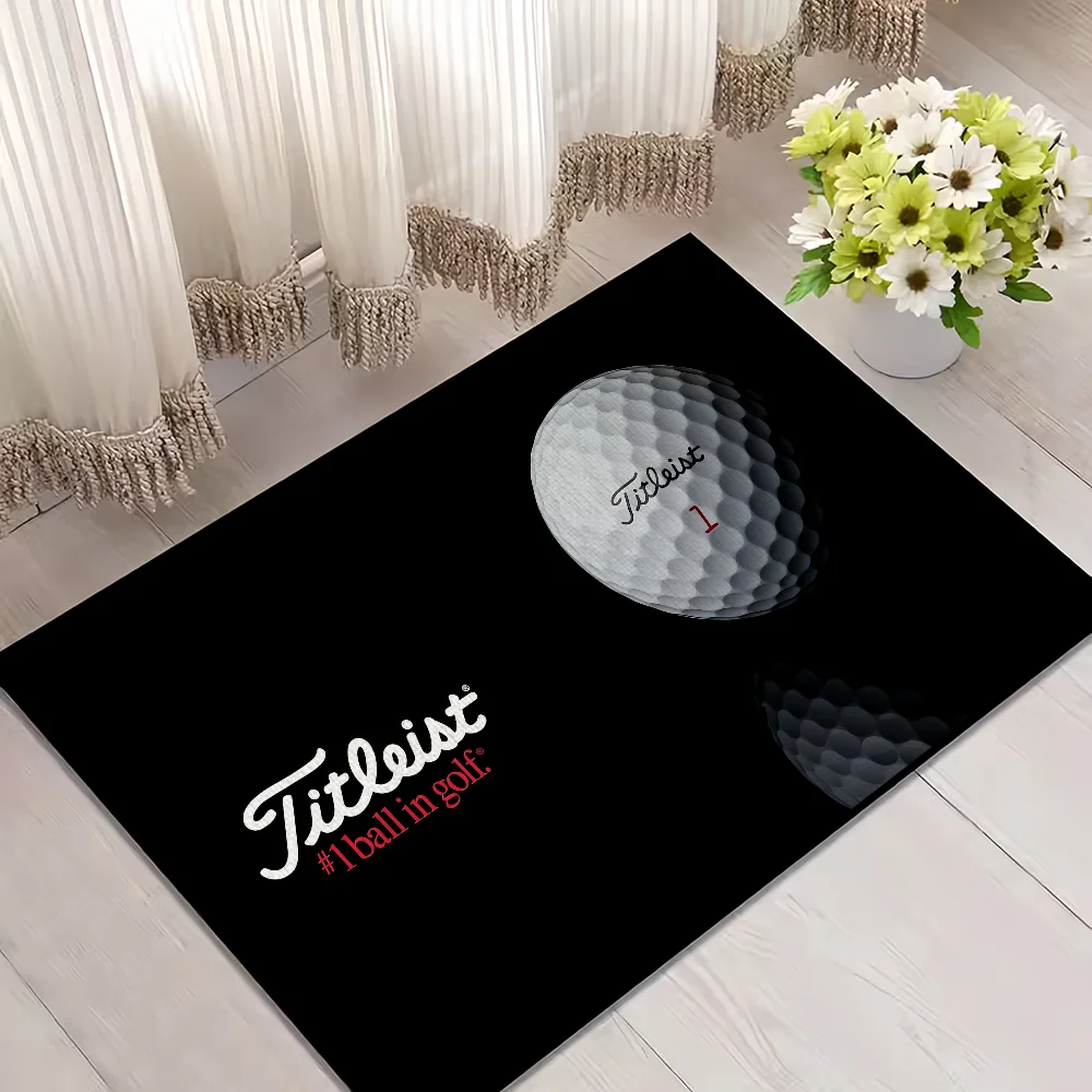 Fashion Logo Brand Area Rug – Anti-Slip, Fade-Resistant Floor Mat for Bedroom, Hallway & Balcony, 4 Colors & 7 Sizes