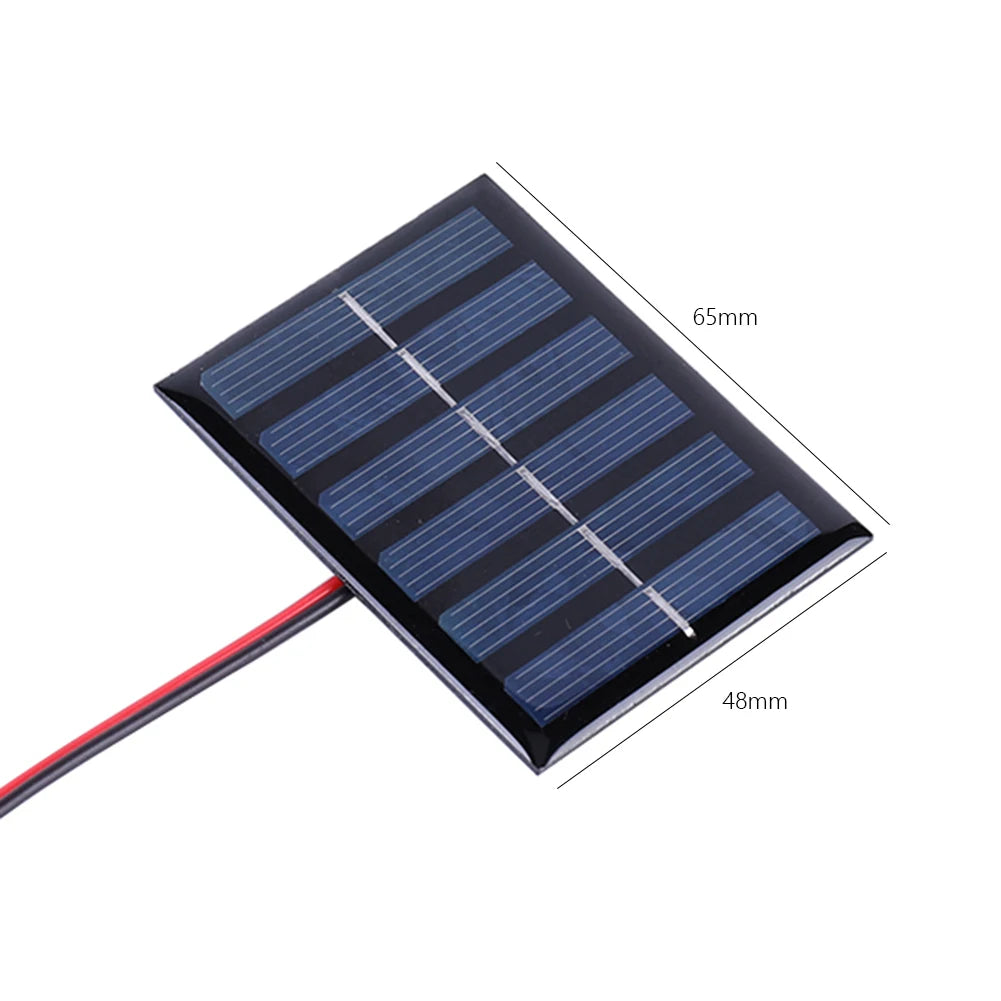 Mini Polysilicon Solar Panel Module – 0.3W to 5W DIY Solar Battery Charger for Garden Lights & Pumps