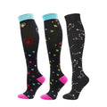 Knee High Compression Socks 20-30mmHg – 3 Pairs for Diabetes, Varicose Veins, Edema, Nurse & Running