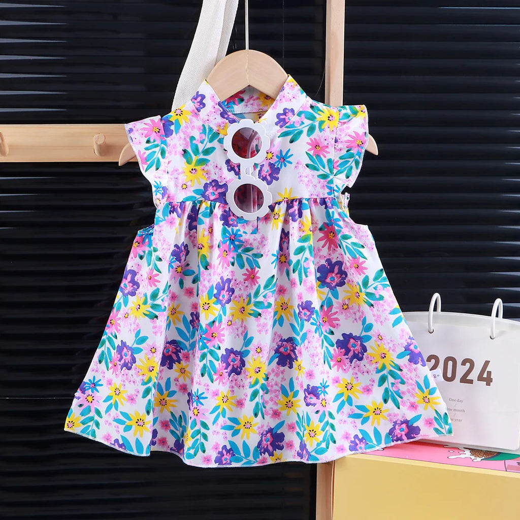 Baby Girls A-Line Beach Dress — Soft Breathable Holiday Dress (2025)