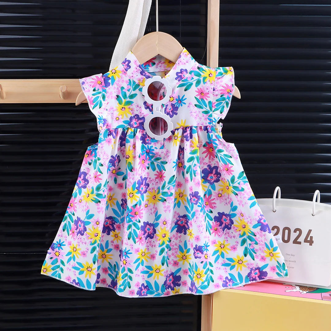 Baby Girls A-Line Beach Dress — Soft Breathable Holiday Dress (2025)