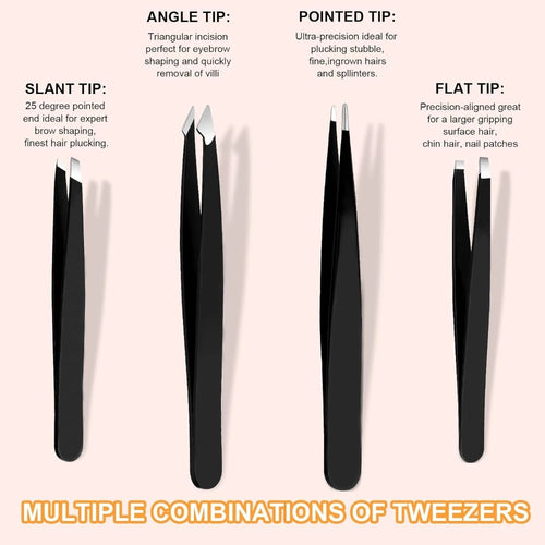 7-9 Piece Precision Manicure Nail Clipper Set — Stainless Steel in Leather Case
