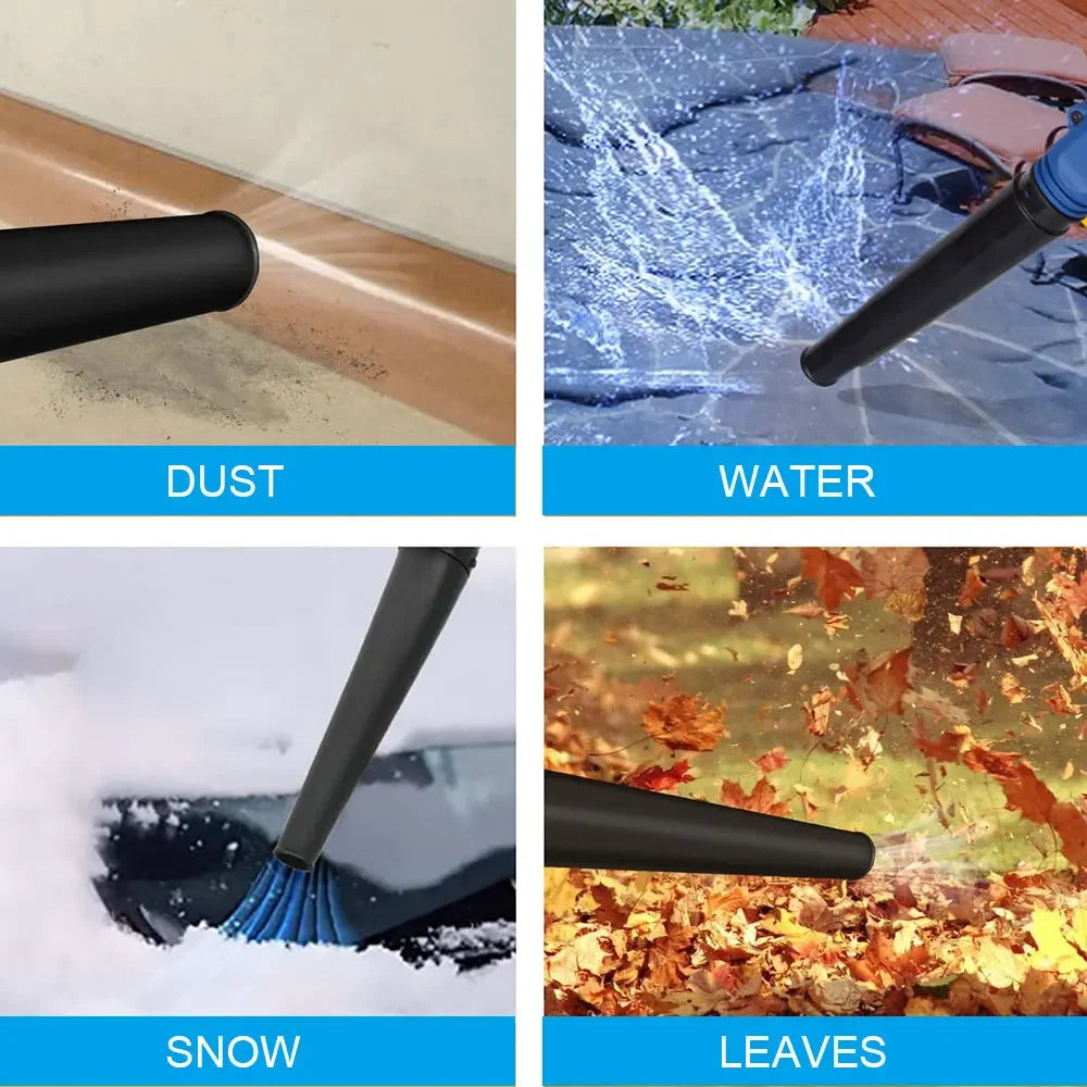 Cordless Electric Air Blower 2-in-1 – Leaf & Computer Dust Collector for Makita 18V Battery