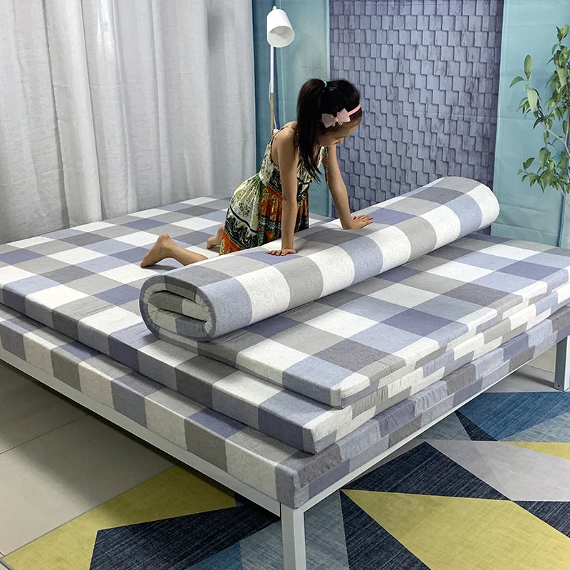 High-Resilience Foldable Sponge Mattress – Single & Double, 3cm to 10cm Thick