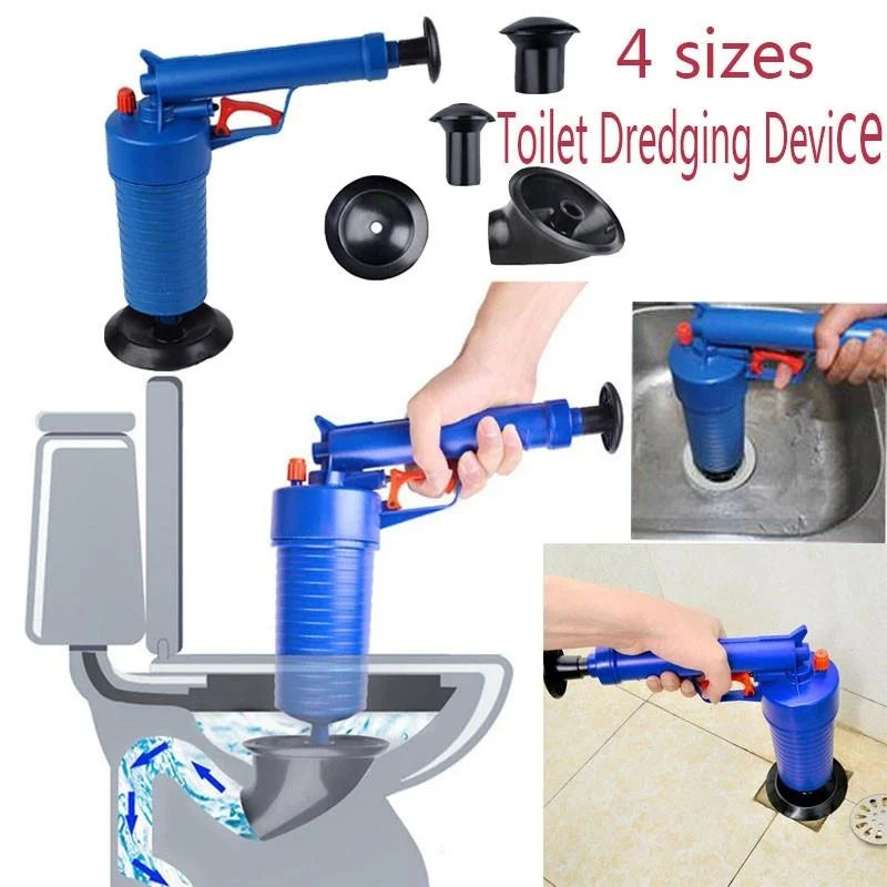 Air Pump Pressure Drain Unblocker & Pipe Plunger