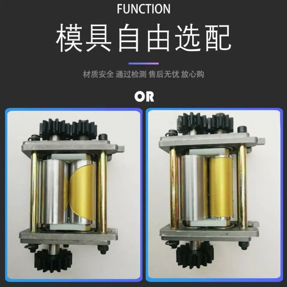 Electric Dumpling Wrapper Machine – 110V/220V, Round & Square Wonton Skin Maker, Rolling Press & Pasta Slicer, Commercial